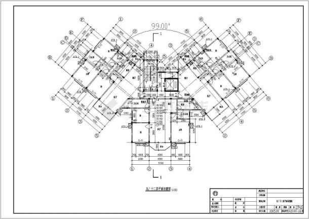 某精品住宅结构CAD详图-图二