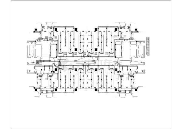 高层商务楼暖通空调及防排烟设计施工图-图二