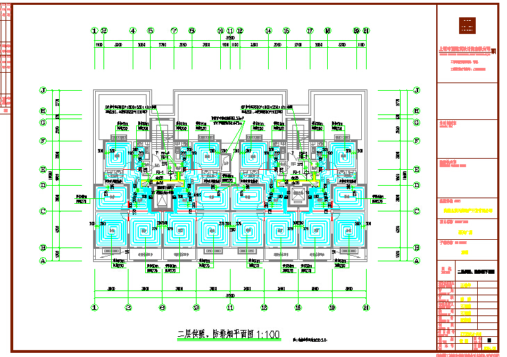 高层住宅采暖地暖施工图