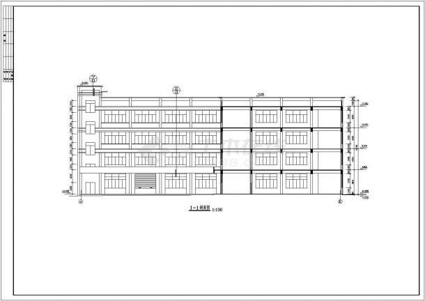 【西江】某地厂房建筑设计施工图纸-图二