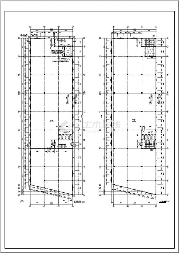 【杭州】某地厂房建筑设计施工图纸-图二
