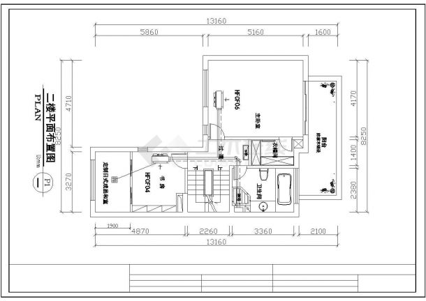 别墅住宅楼地源热泵系统设计施工图-图二