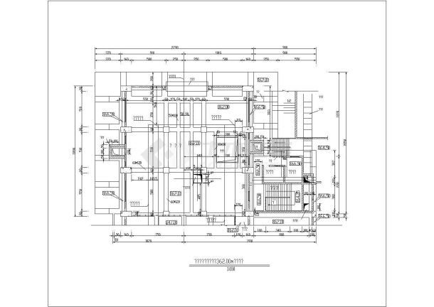 【唐山市】某发电厂房安装间结构设计图-图一