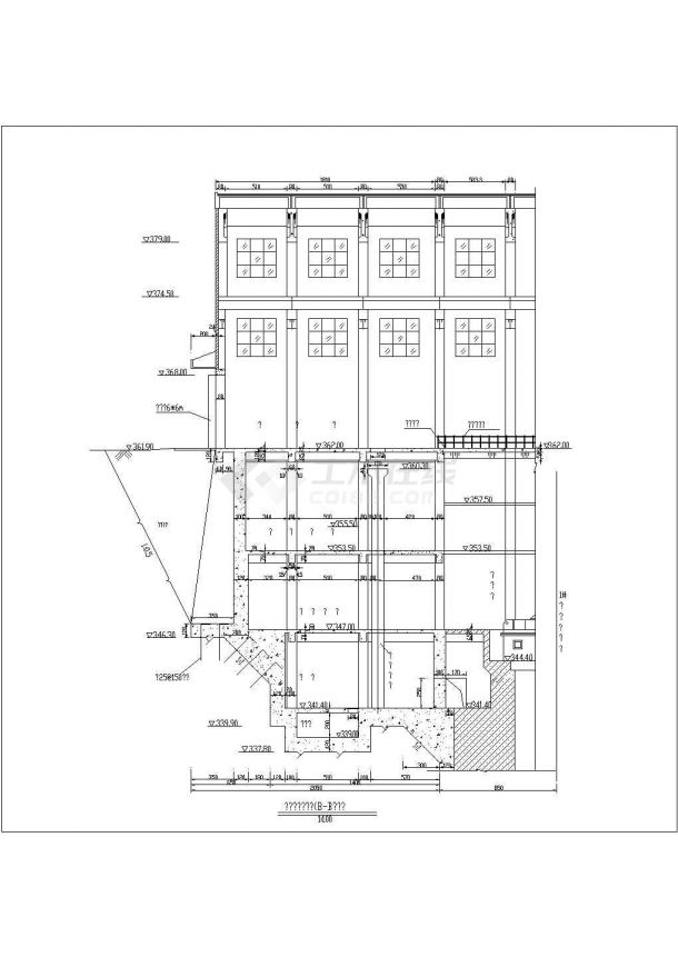 【唐山市】某发电厂房安装间结构设计图-图二