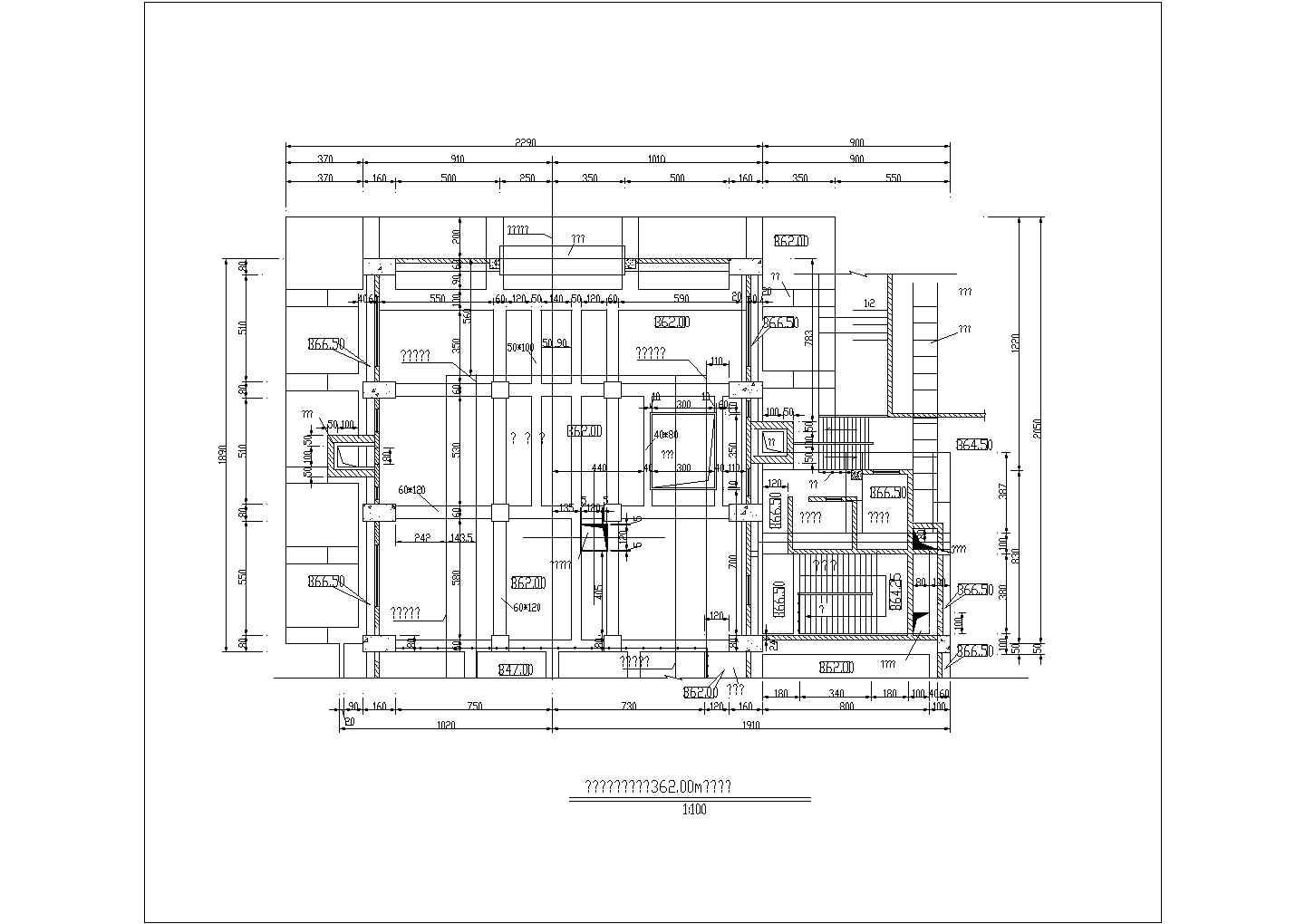 【唐山市】某发电厂房安装间结构设计图
