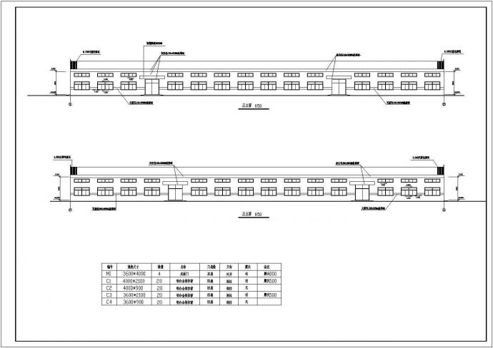 【南通】某地标准车间建筑设计施工图_图1