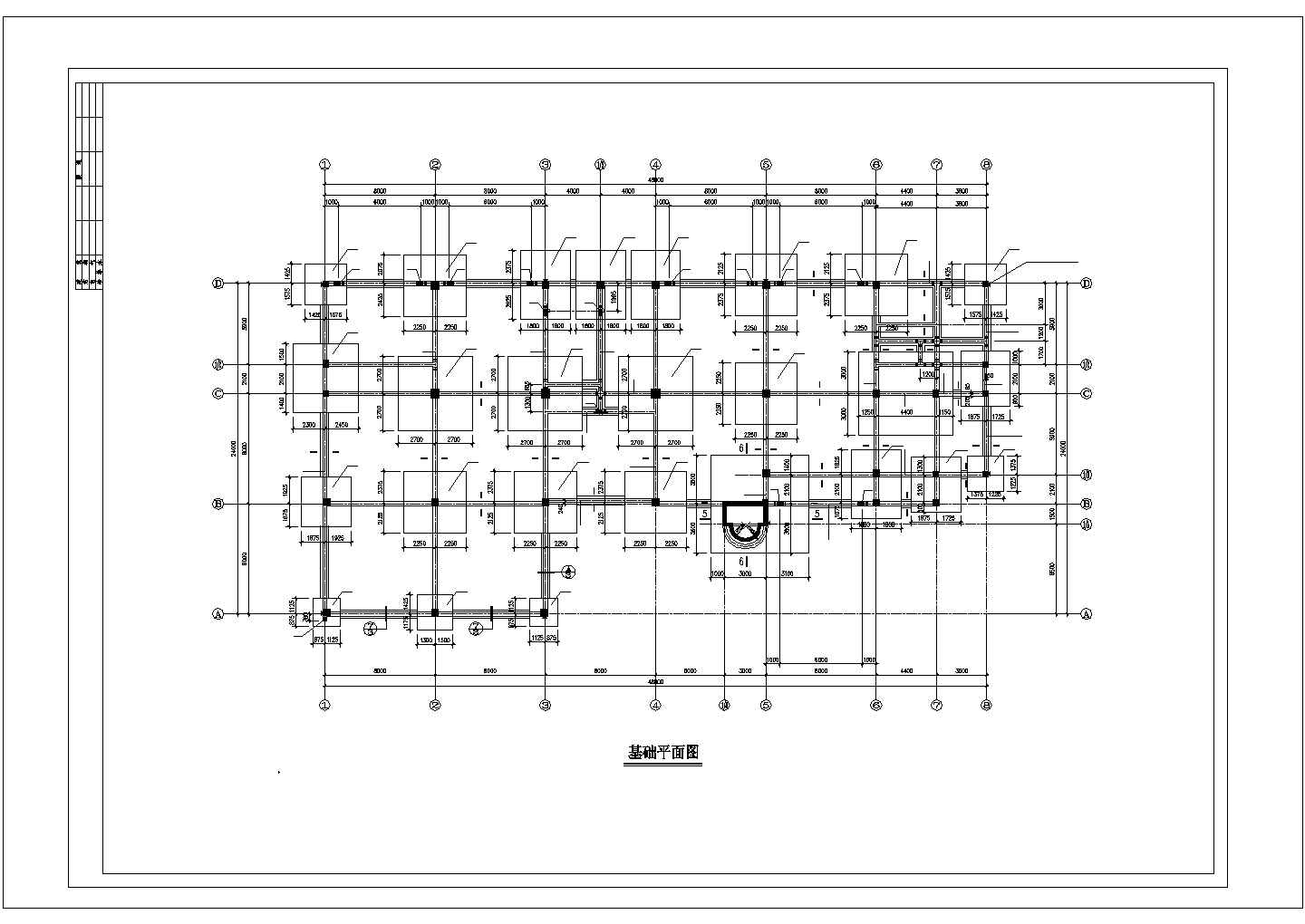 金华某办公楼建筑结构全套图纸