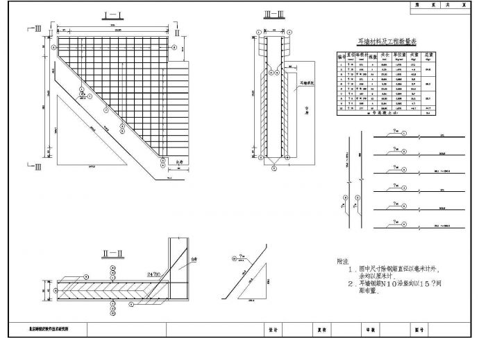 5m高轻型桥台图纸（含说明和附注）_图1