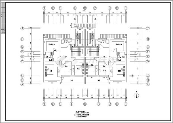 经典的小型别墅建筑图（共4张）-图二