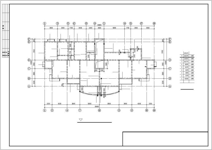 某短肢剪力墙全套结构施工图_图1