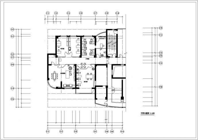 某地游泳馆的建筑设计施工图（共13张）_图1