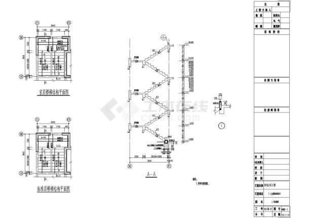 天津24层短肢剪力墙结构高层住宅结构施工设计cad图-图二