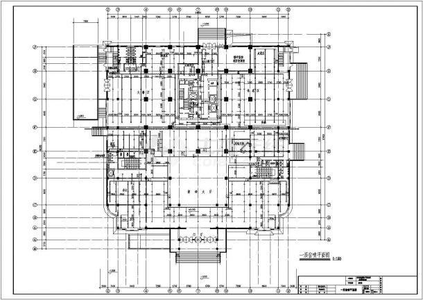 某三层商住楼给水自喷CAD施工图（全套）-图二