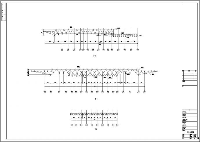 天津钢网架及钢结构连廊结构设计深化图（含设计说明）_图1