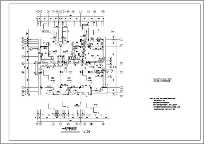 新农村规划三层民宅建筑CAD施工图_图1