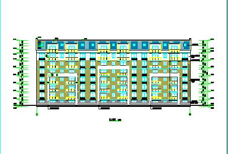 7层框架坡屋顶住宅楼施工图（共8张）_图1