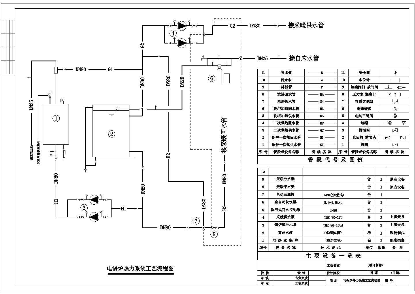 【北京市】某建筑大厦蓄热系统设计图