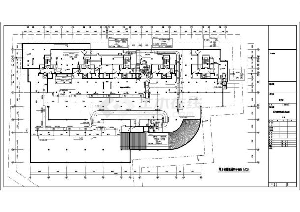 [浙江]多栋高层建筑地下通风设计施工图-图一