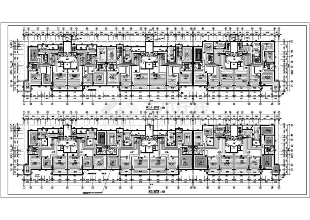 民用住宅的地板辐射采暖cad图纸-图二