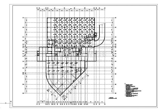 十三层框剪结构住宅结构CAD施工详图（共19张）-图二