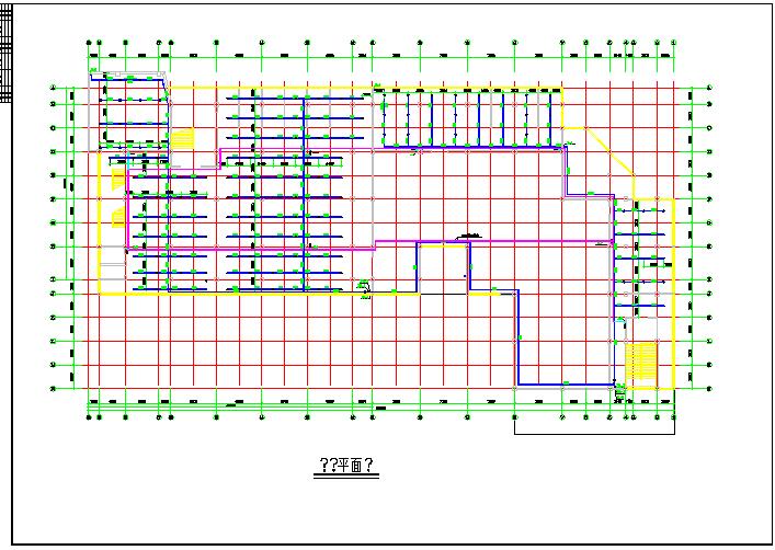 某大型商城的自动喷淋灭火系统CAD图纸