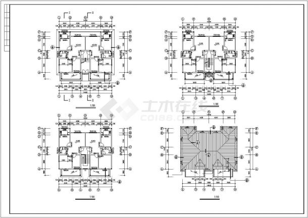 某三层医院专家楼建筑施工图-图二