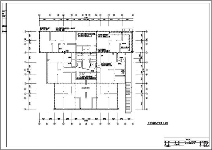 某地区住宅三十层电气施工CAD布置图_图1