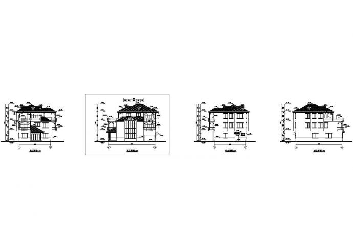一套受欢迎的别墅建筑设计图纸_图1