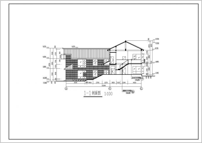 某民居式别墅度假村全套建施图_图1