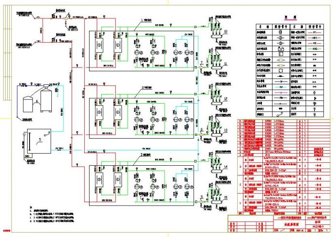 某全套高层建筑采暖热交换站设计施工图_图1