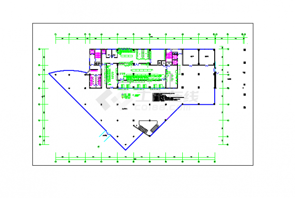 某商务中心餐厅工艺CAD设计图（共5张）-图一