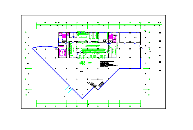 某商务中心餐厅工艺CAD设计图（共5张）