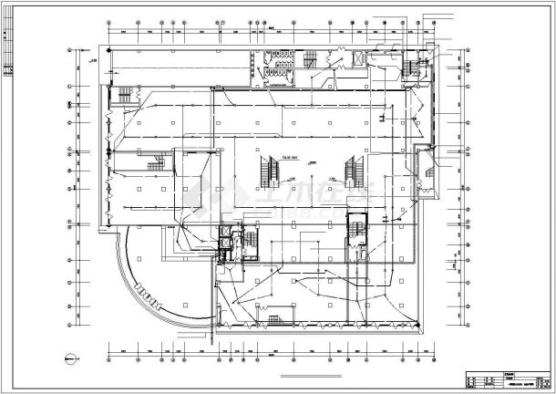 某17层商场办公综合楼全套电气设计图-图一