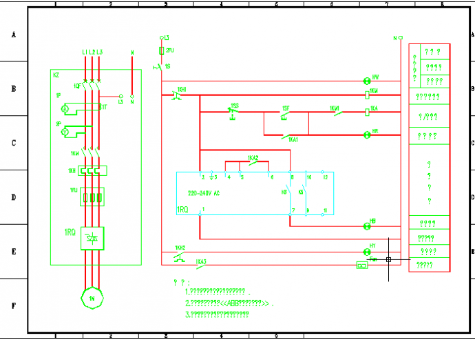ABB软启动器电气控制原理图_图1