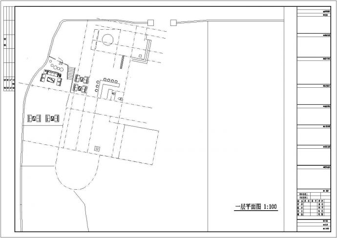 某省某市某小区的别墅建筑平面设计图纸_图1