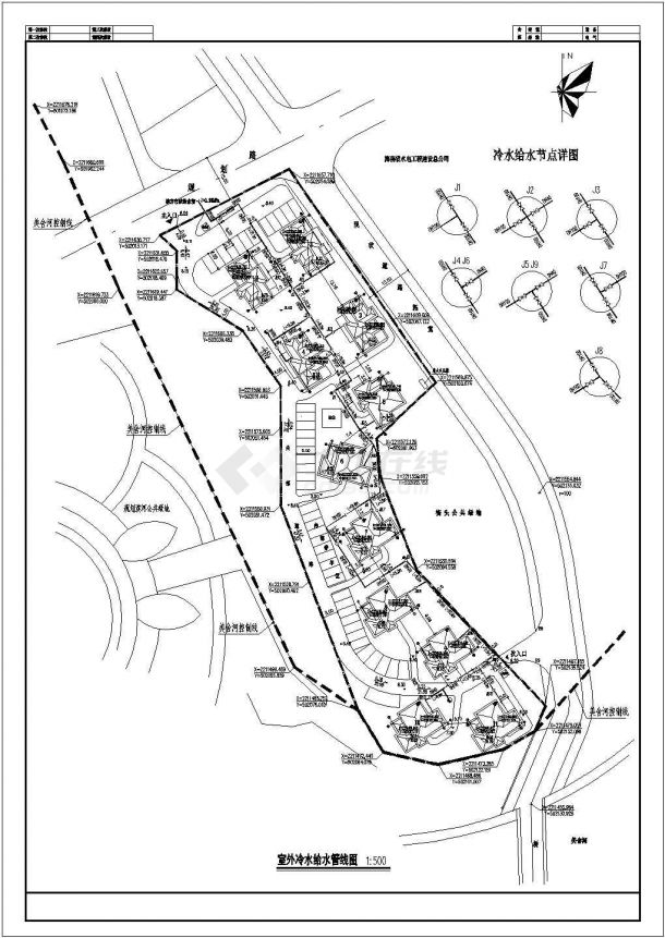 滨河绿园室外给排水总图（共7张）-图二
