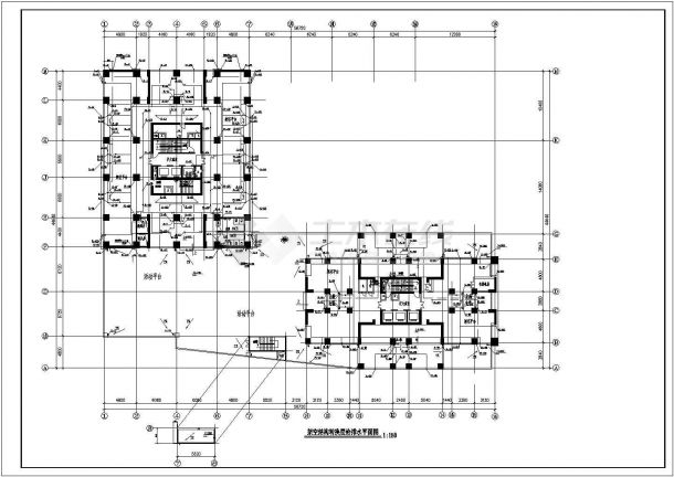 某28层高层住宅给排水施工图（全集）-图二