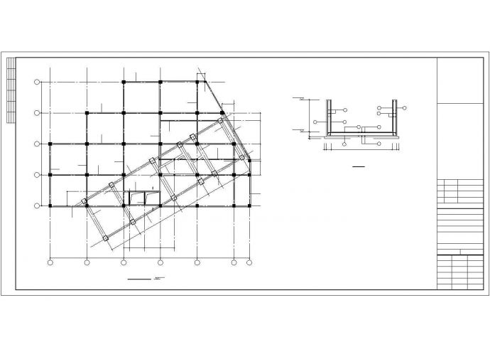 某钢筋混凝土厂房结构施工图_图1