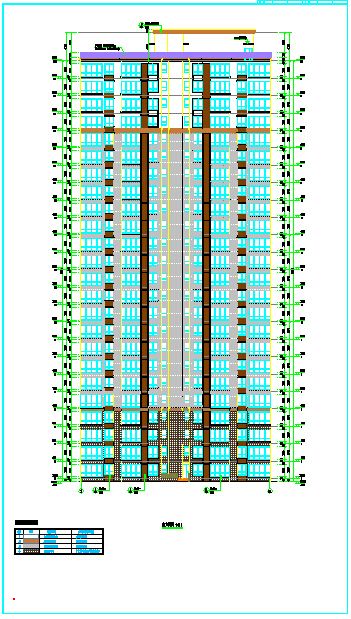 某地23层住宅剪力墙建筑结构图纸-图一