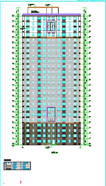 某地23层住宅剪力墙建筑结构图纸-图二