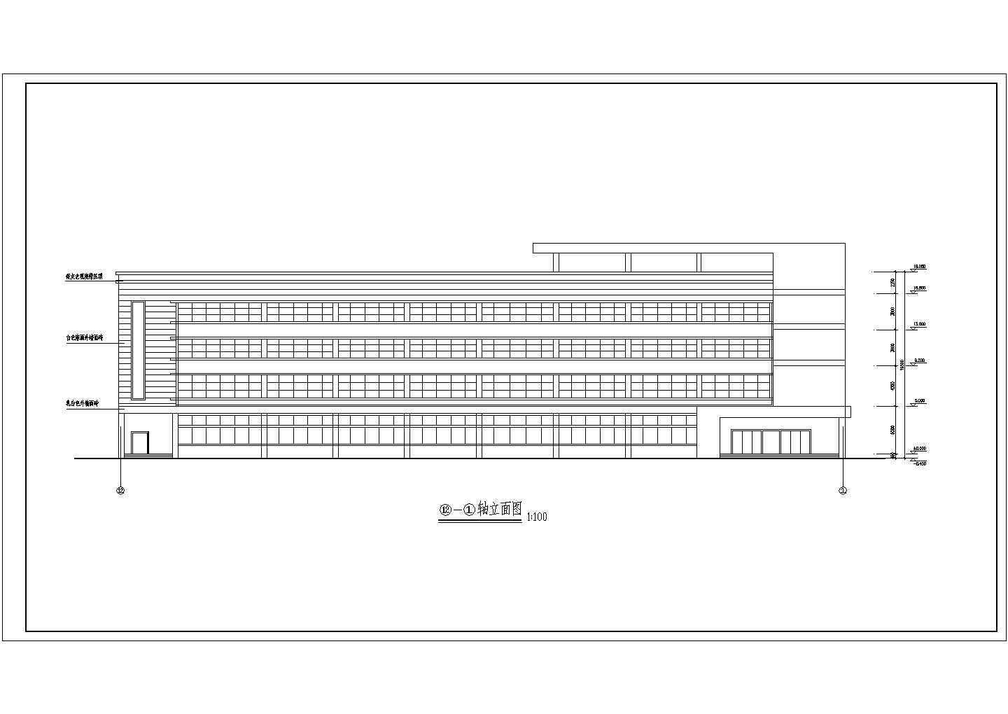 【贵阳】某工业区厂房建筑设计方案图