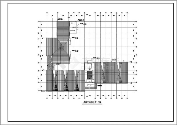 某收费站及养护工区主楼建筑CAD图（共10张）-图二