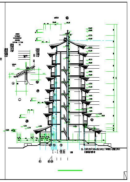 某塔楼综合整治建筑施工图（共9张）-图一