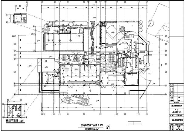 [上海]科技研发中心暖通空调设计施工图纸-图二
