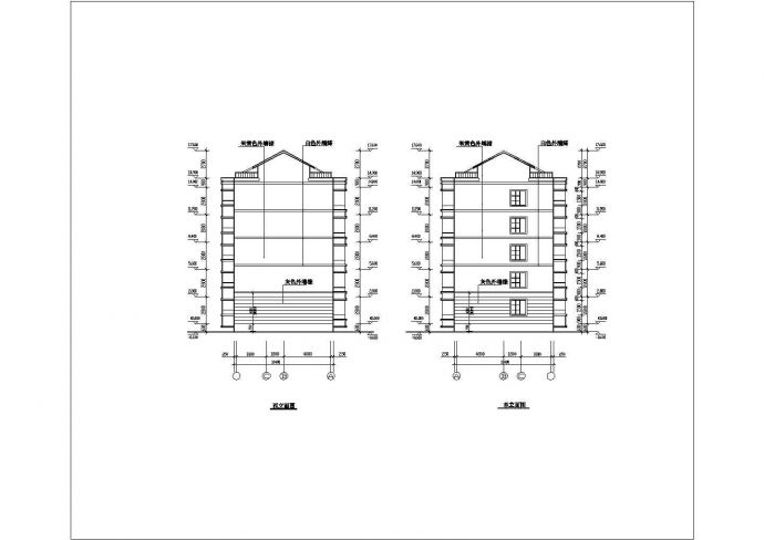 某经典的住宅楼建筑图（共8张）_图1