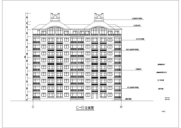 某3栋小高层住宅扩初建筑设计图（全套）-图二