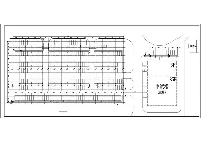 [山东]一层轻钢结构存车棚结构施工图_图1