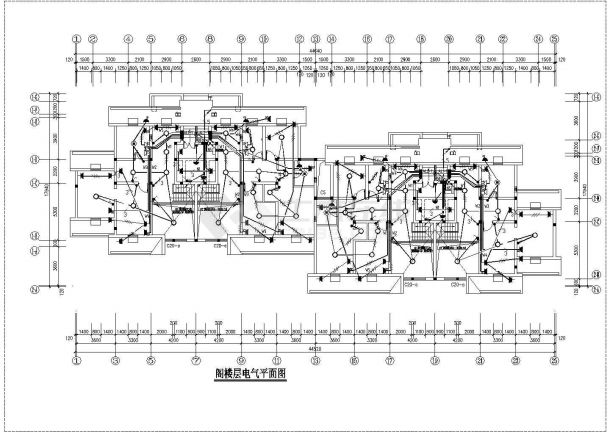 某大型住宅CAD电气施工参考详图-图二