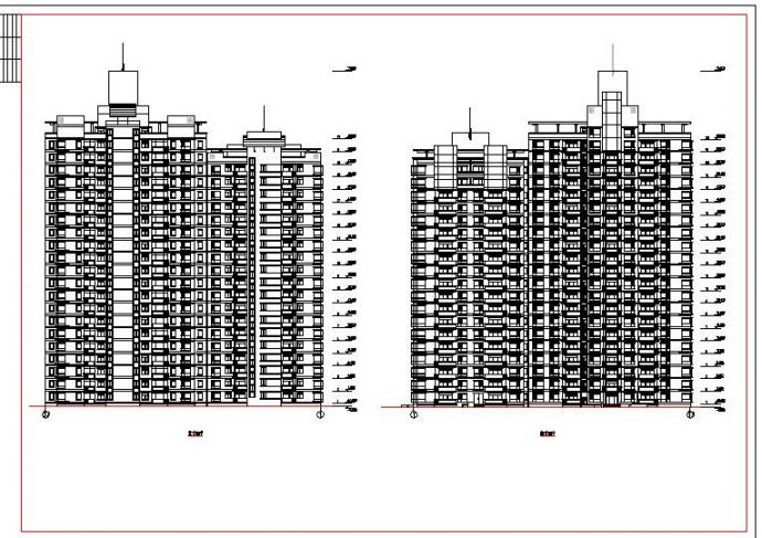 某地板式高层住宅建筑条件图（全套）_图1