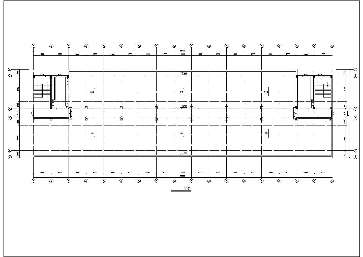 某学生宿舍建筑设计方案CAD图